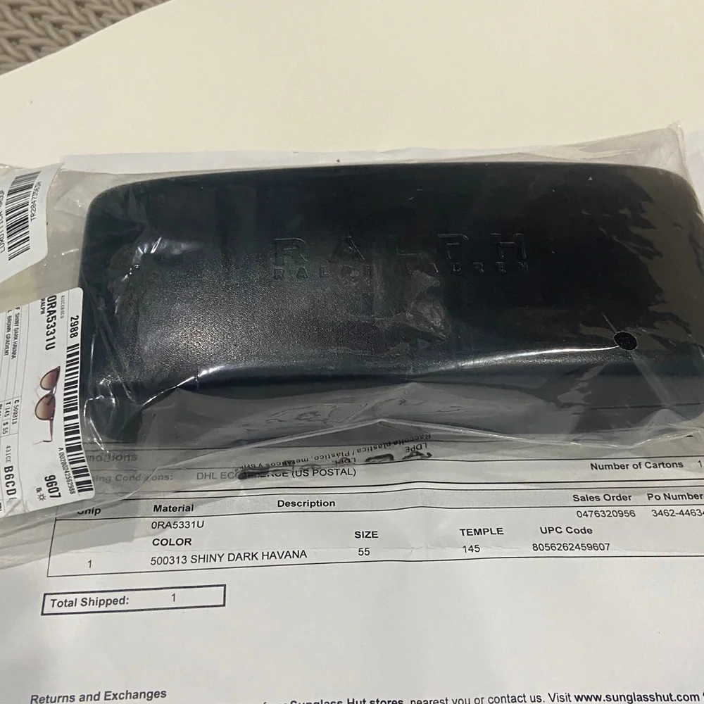 Ralph Lauren Brown Tortoise Sunglasses. NWT - Picture 11 of 11